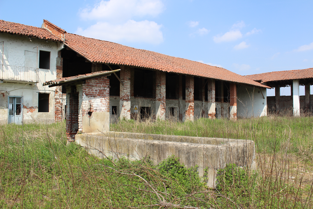 Podere Tauley prima della ristrutturazione - Cascina