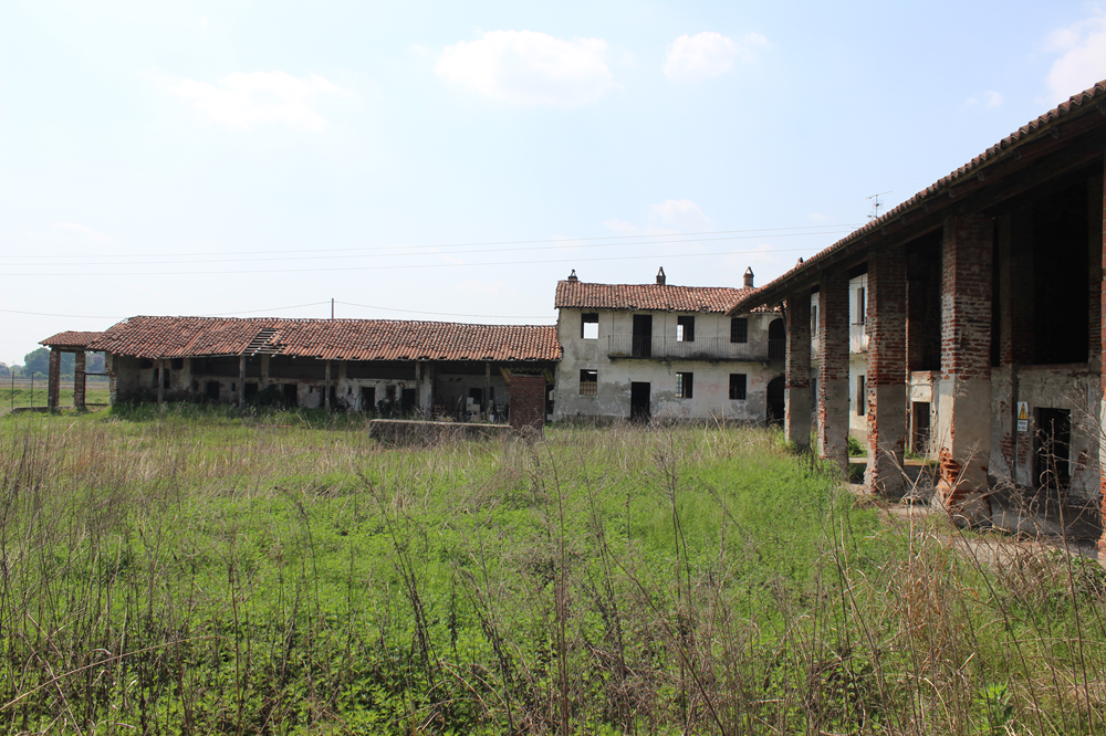 Podere Tauley prima della ristrutturazione - Cascina